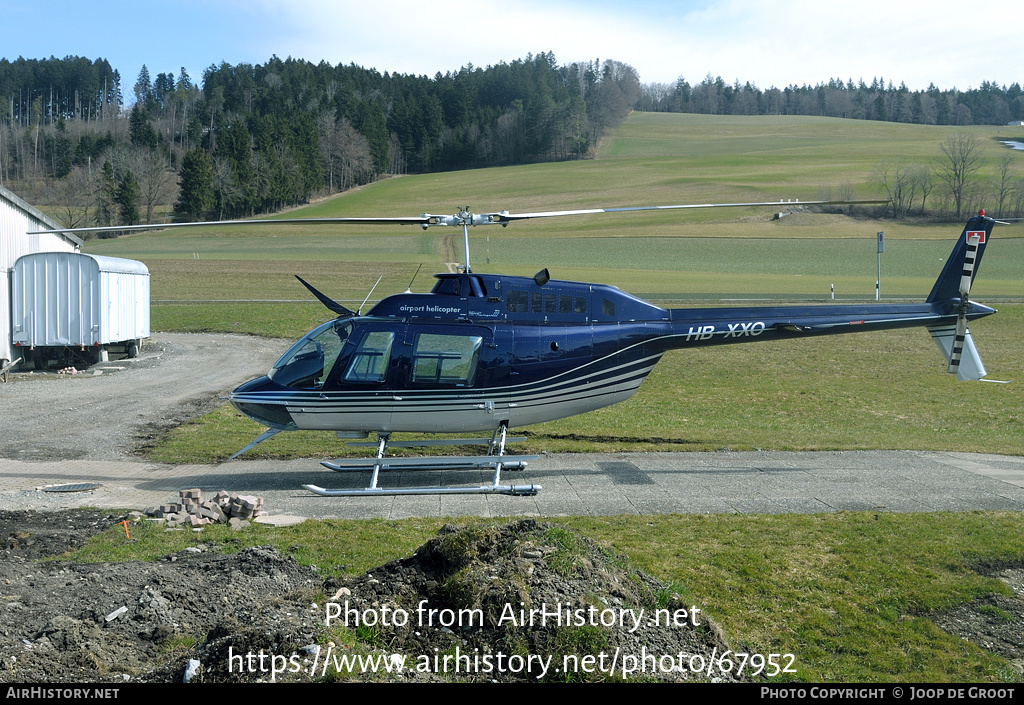 Aircraft Photo of HB-XXO | Bell 206B-3 JetRanger III | Airport Helicopter | AirHistory.net #67952