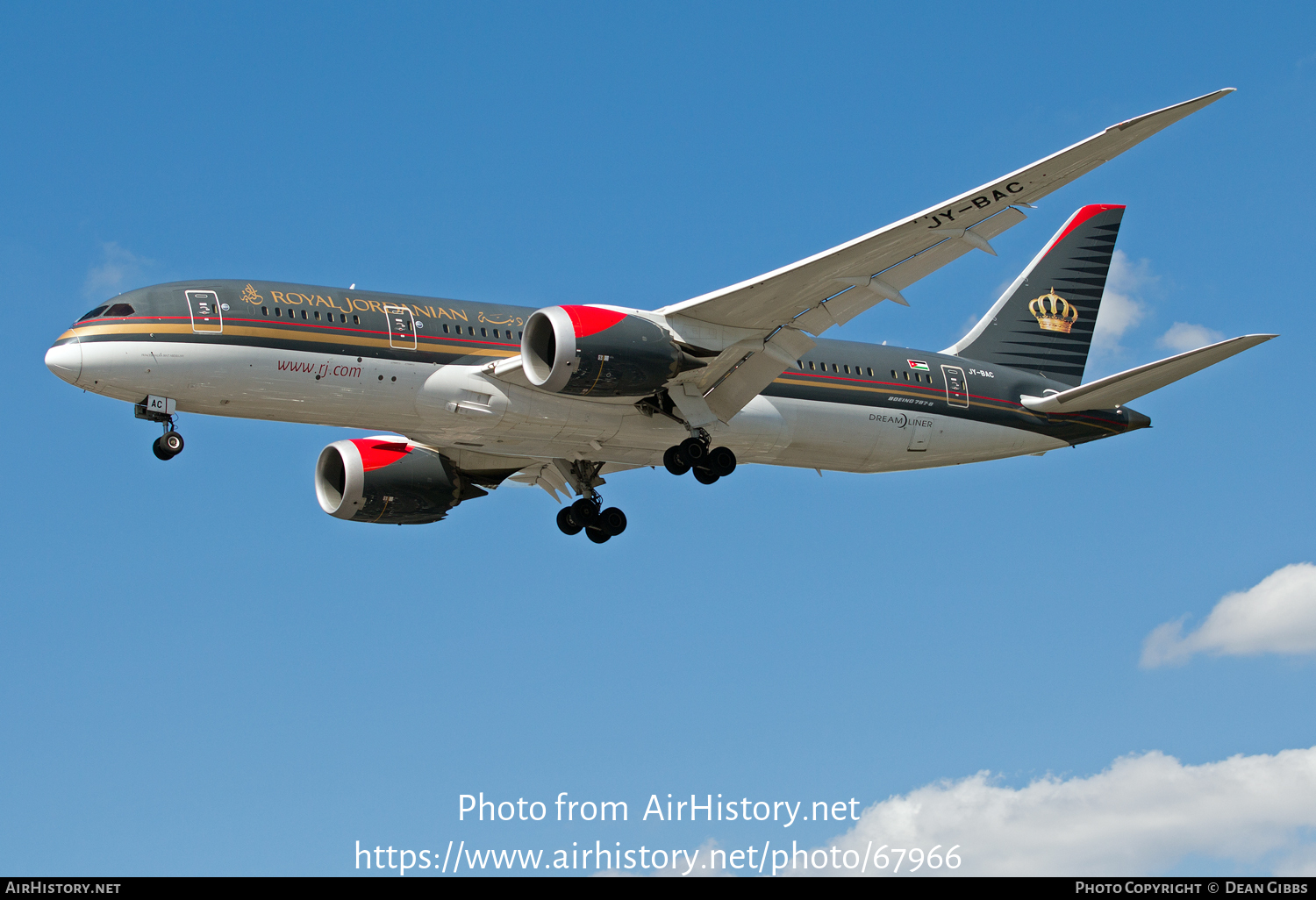 Aircraft Photo of JY-BAC | Boeing 787-8 Dreamliner | Royal Jordanian Airlines | AirHistory.net #67966