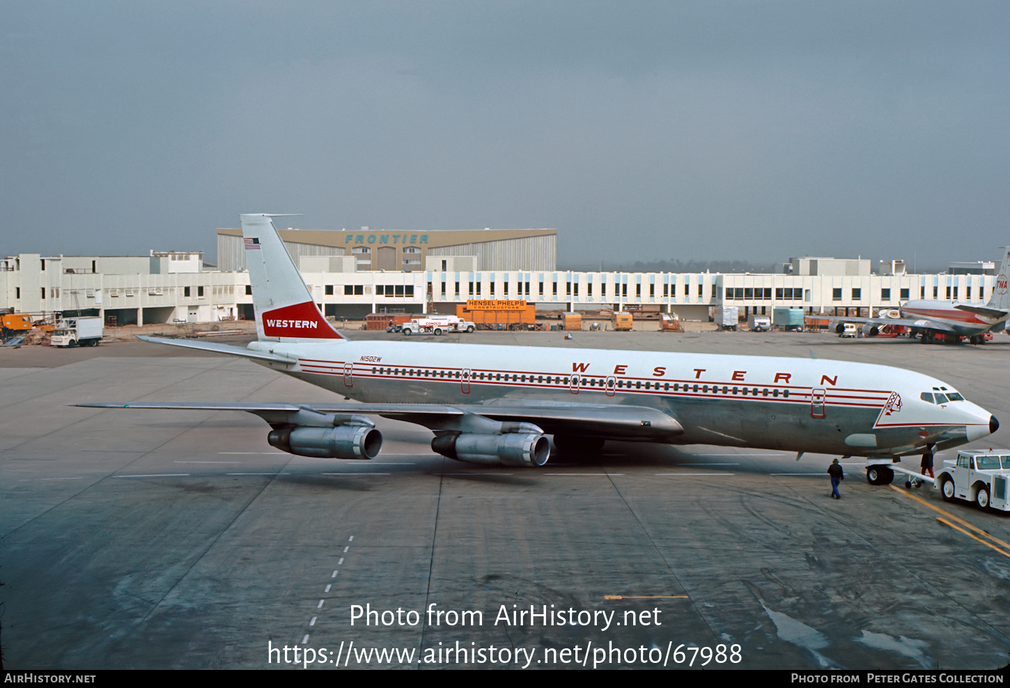 Aircraft Photo of N1502W | Boeing 707-347C | Western Airlines | AirHistory.net #67988