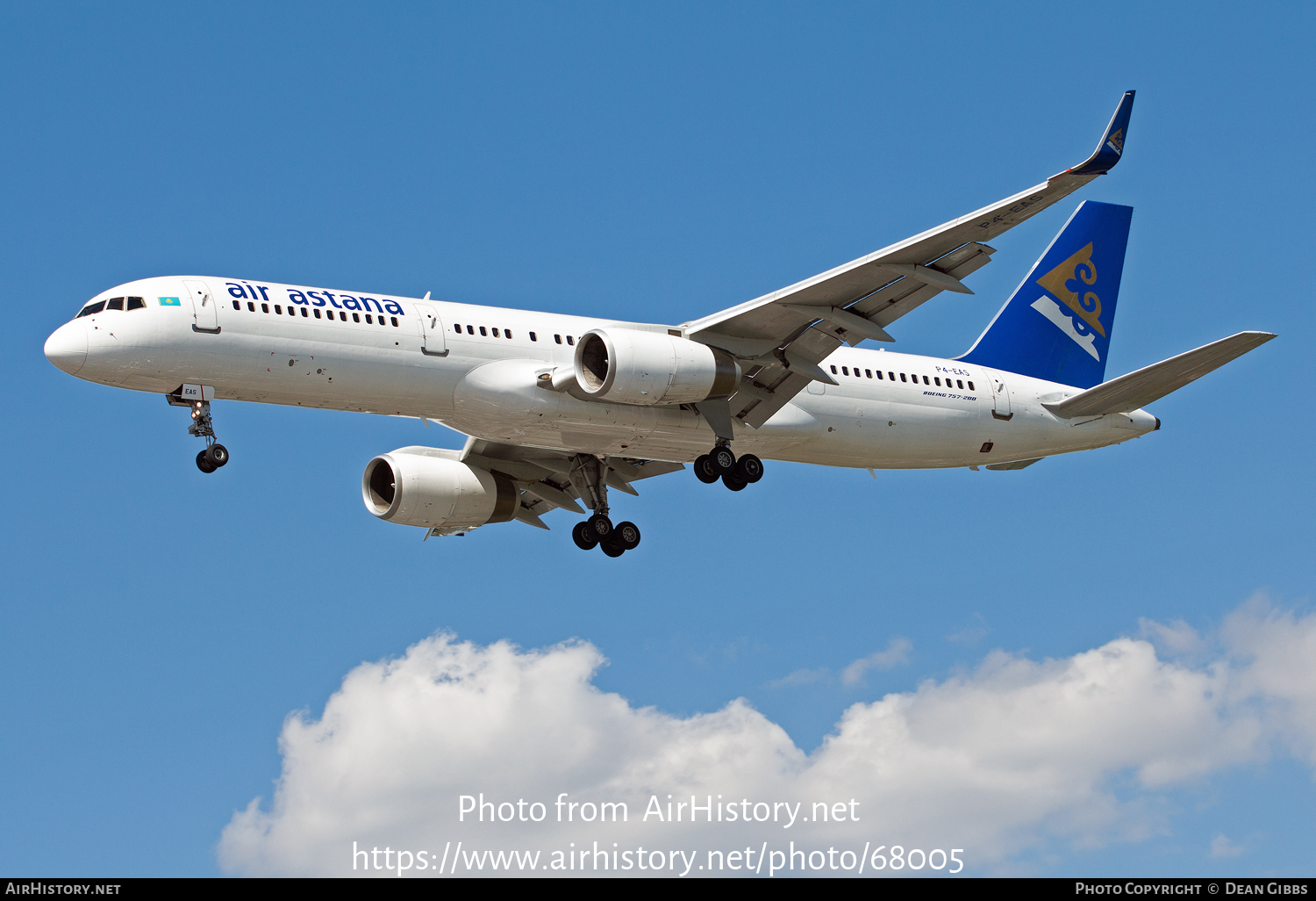 Aircraft Photo of P4-EAS | Boeing 757-2G5 | Air Astana | AirHistory.net #68005