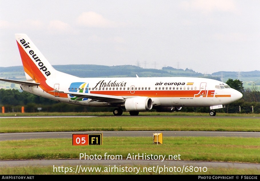 Aircraft Photo of EC-GFU | Boeing 737-3Y0 | Air Europa | AirHistory.net #68010