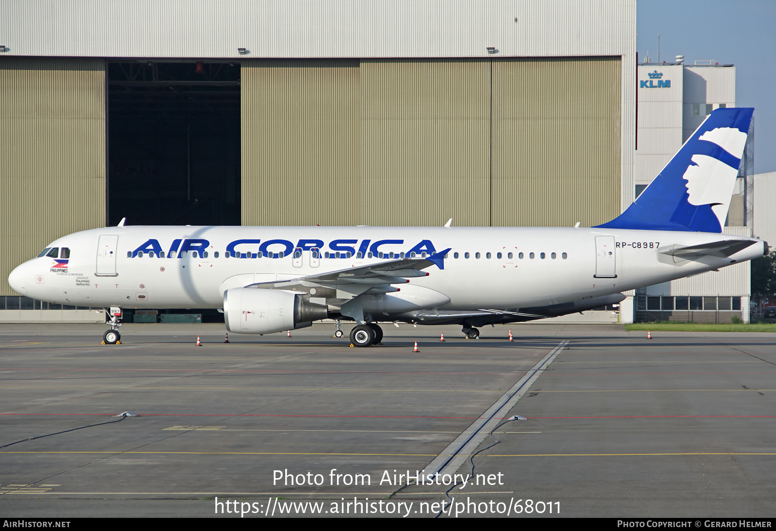 Aircraft Photo of RP-C8987 | Airbus A320-214 | Air Corsica | AirHistory.net #68011