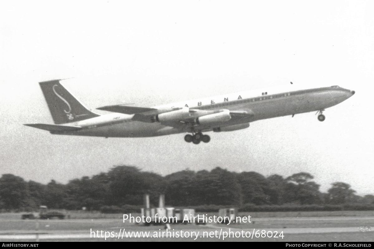 Aircraft Photo of OO-SJB | Boeing 707-329 | Sabena | AirHistory.net #68024