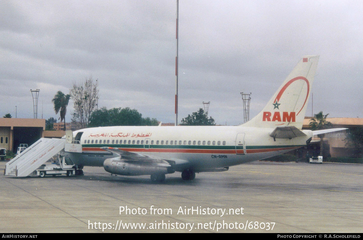 Aircraft Photo of CN-RMN | Boeing 737-2B6C/Adv | Royal Air Maroc - RAM | AirHistory.net #68037