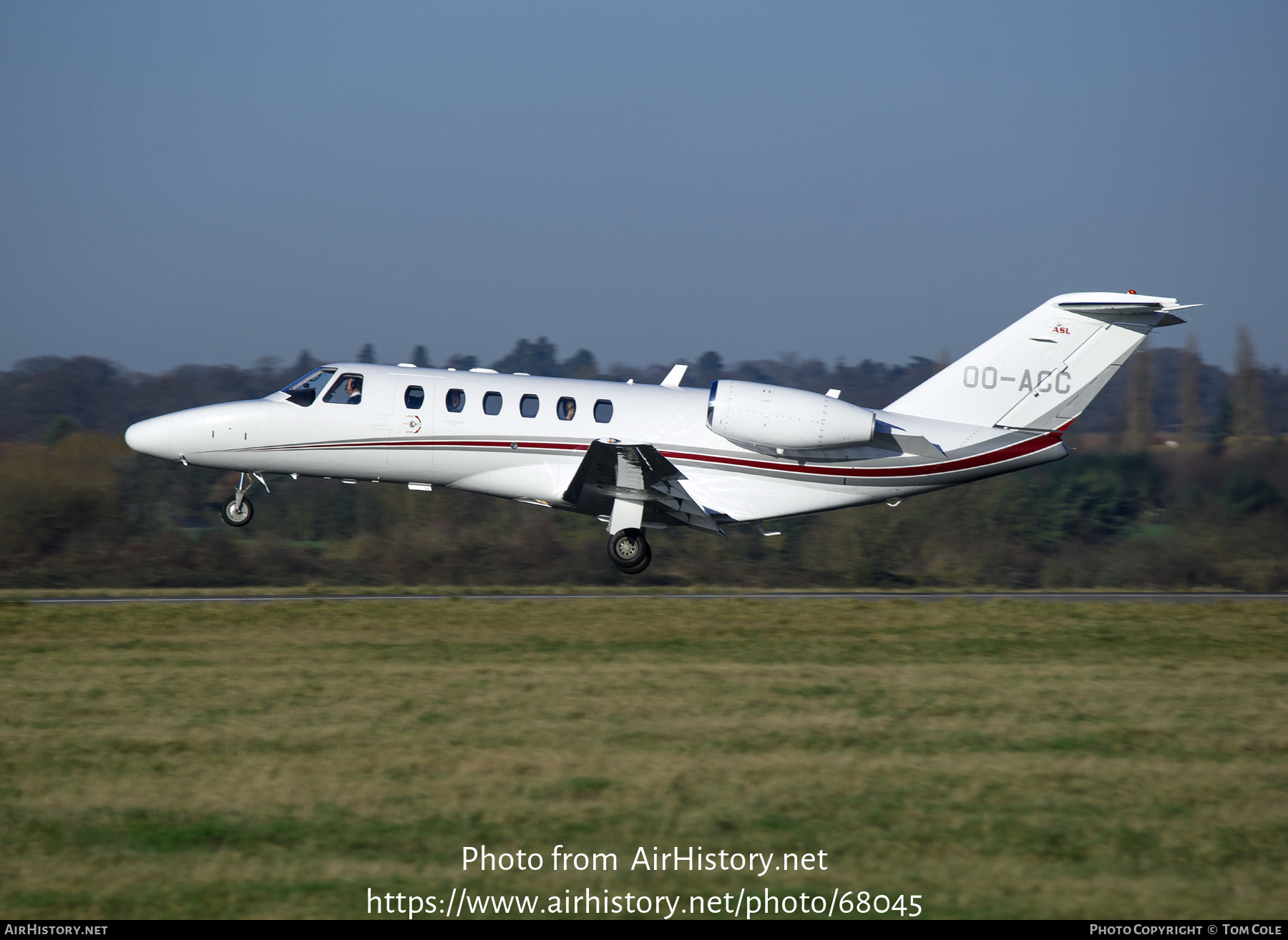 Aircraft Photo of OO-ACC | Cessna 525A CitationJet CJ2+ | ASL - Air Service Liège | AirHistory.net #68045