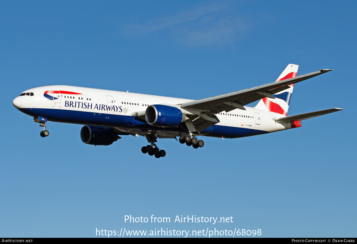 Aircraft Photo of G-YMMN | Boeing 777-236/ER | British Airways | AirHistory.net #68098