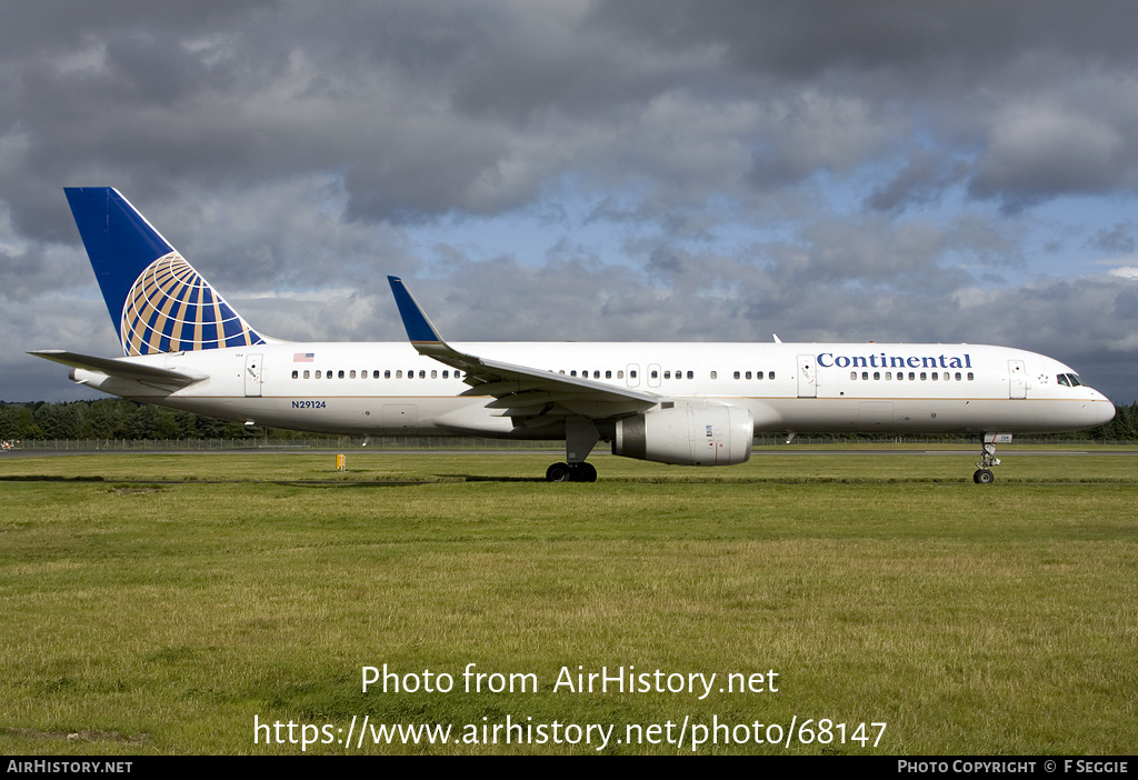 Aircraft Photo of N29124 | Boeing 757-224 | Continental Airlines | AirHistory.net #68147