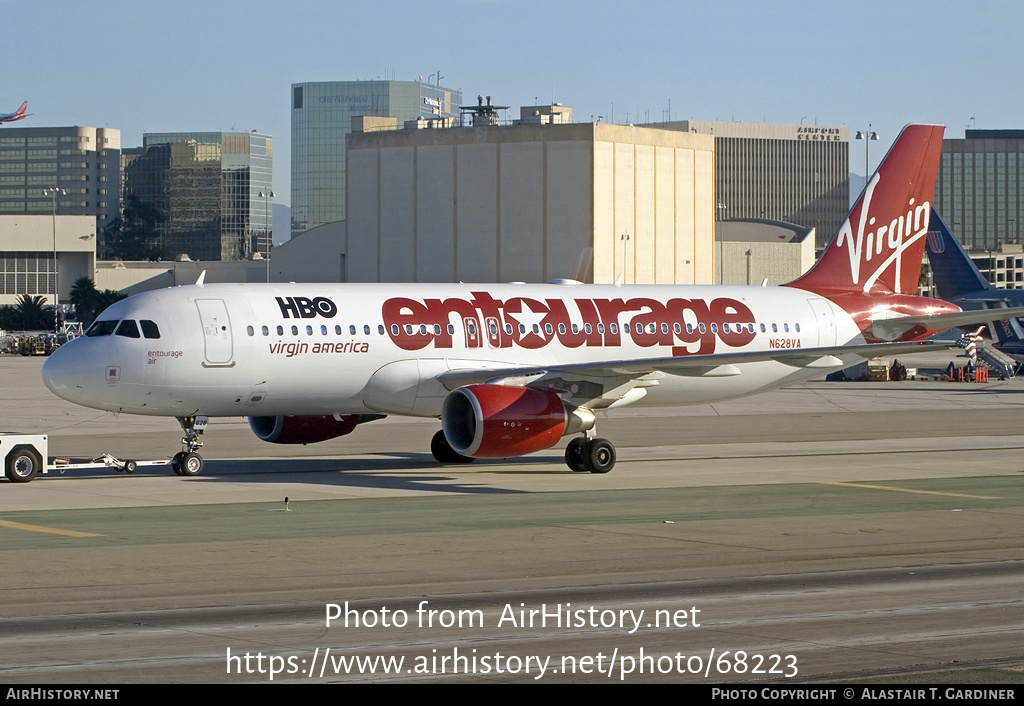 Aircraft Photo of N628VA | Airbus A320-214 | Virgin America | AirHistory.net #68223