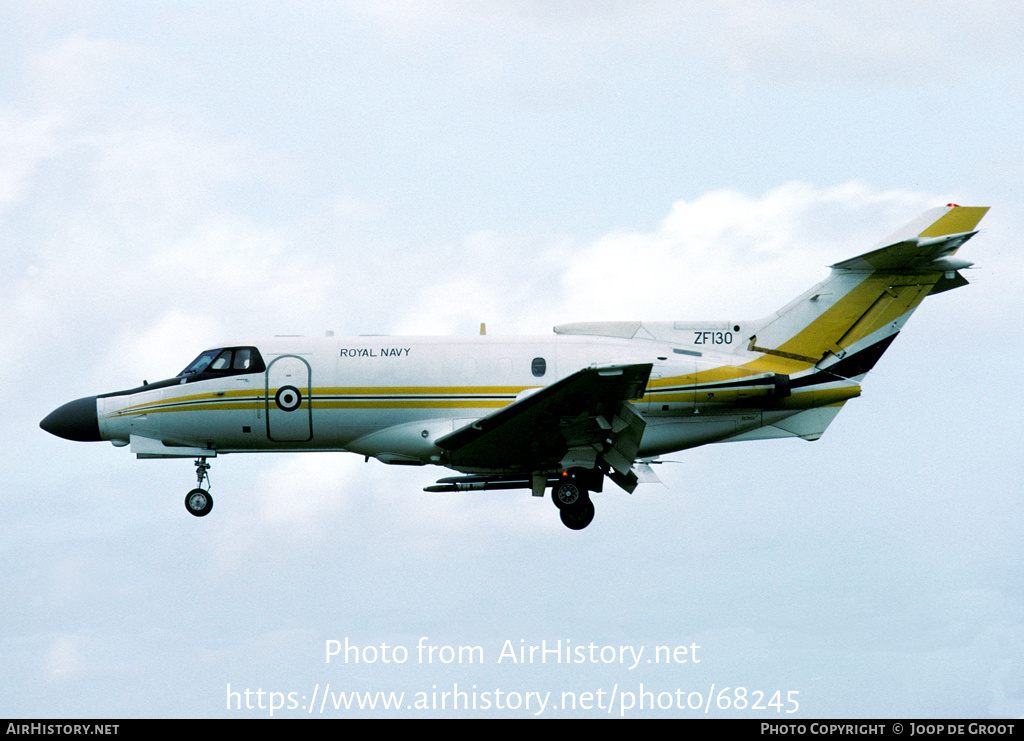 Aircraft Photo of ZF130 | Hawker Siddeley HS-125-600B | UK - Navy | AirHistory.net #68245