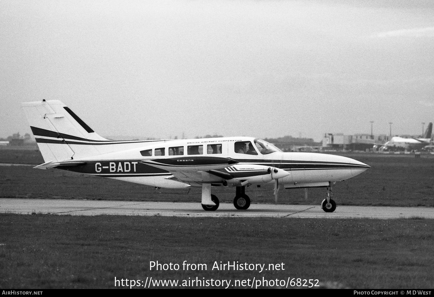 Aircraft Photo of G-BADT | Cessna 402B | British Aircraft Corporation | AirHistory.net #68252