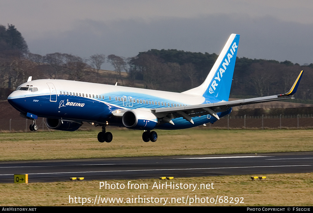 Aircraft Photo of EI-DCL | Boeing 737-8AS | Ryanair | AirHistory.net #68292