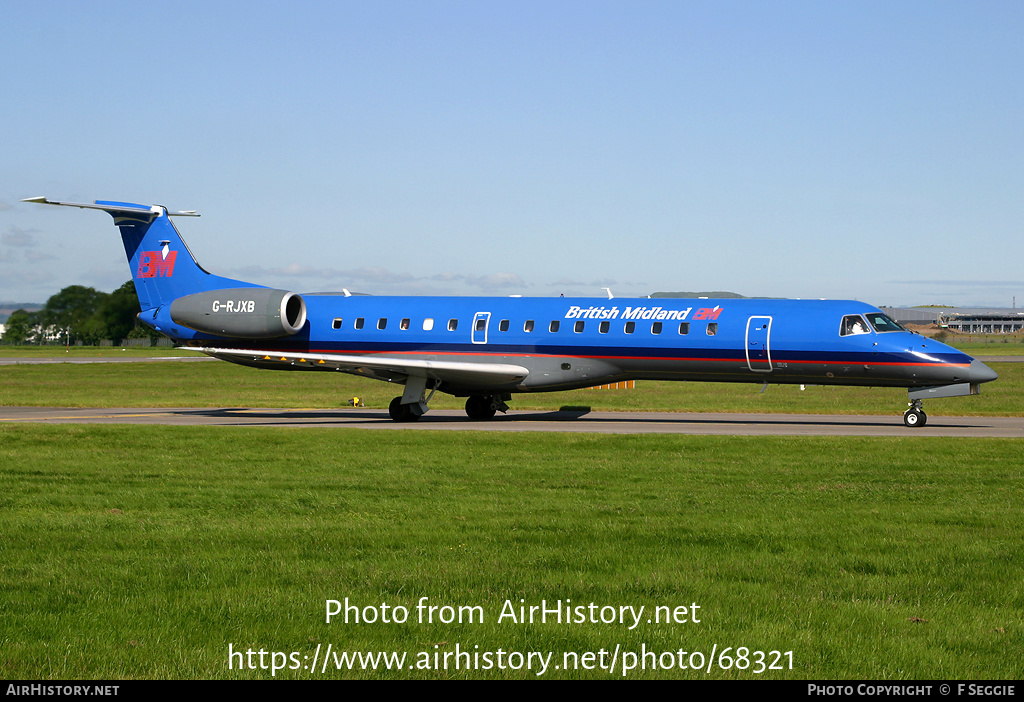 Aircraft Photo of G-RJXB | Embraer ERJ-145EP (EMB-145EP) | British Midland Airways - BMA | AirHistory.net #68321