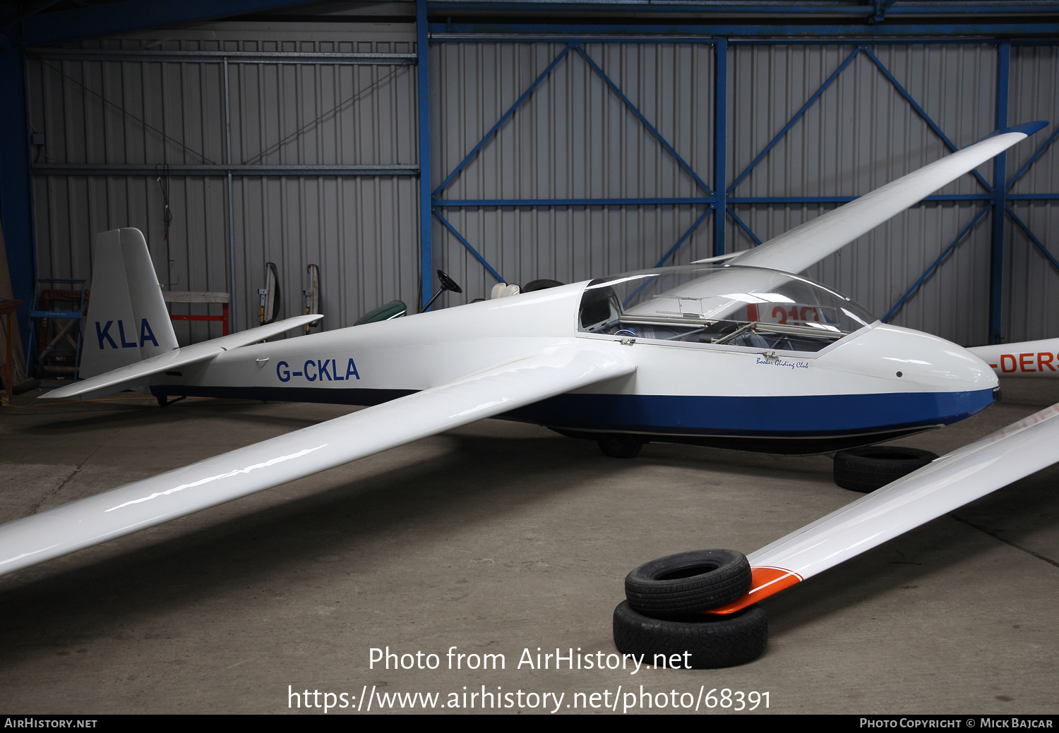 Aircraft Photo of G-CKLA | Schleicher ASK-13 | Booker Gliding Club | AirHistory.net #68391