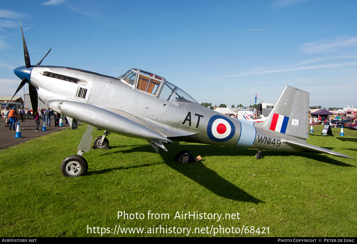 Aircraft Photo of WN149 | Boulton Paul P-108 Balliol T2 | UK - Air Force | AirHistory.net #68421