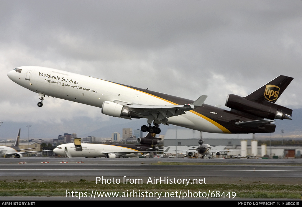 Aircraft Photo of N253UP | McDonnell Douglas MD-11/F | United Parcel Service - UPS | AirHistory.net #68449