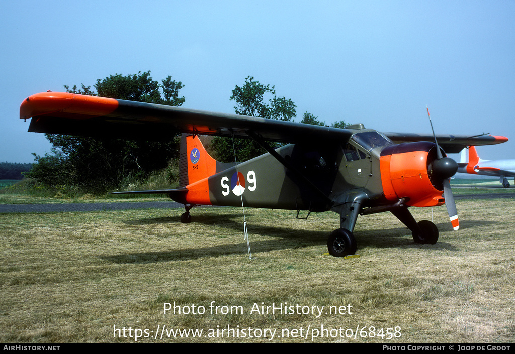 Aircraft Photo of S-9 | De Havilland Canada U-6A Beaver | Netherlands - Air Force | AirHistory.net #68458