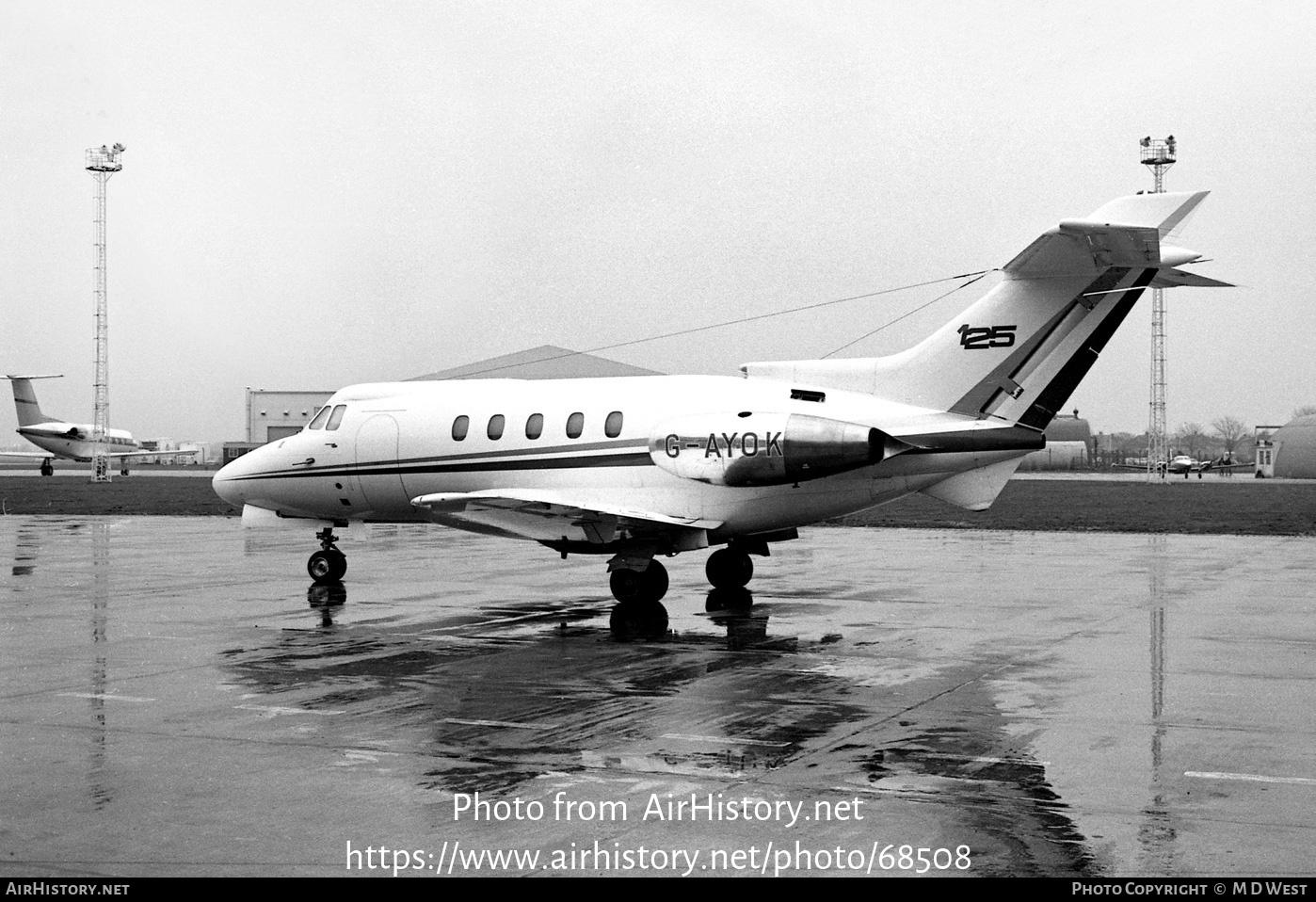 Aircraft Photo of G-AYOK | Hawker Siddeley HS-125-3B | AirHistory.net #68508