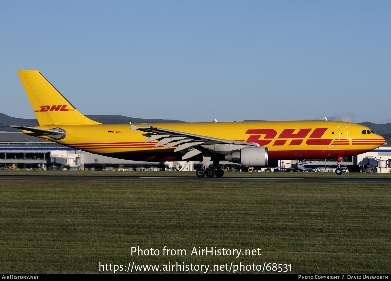 Aircraft Photo of D-AZMO | Airbus A300F4-622R | DHL International | AirHistory.net #68531