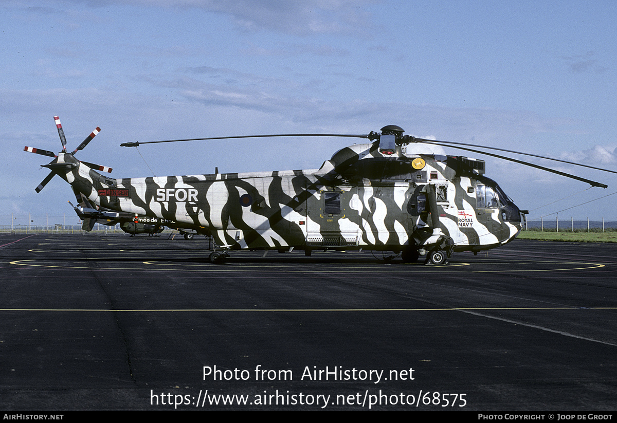 Aircraft Photo of ZA297 | Westland WS-61 Sea King HC4 | UK - Navy | AirHistory.net #68575