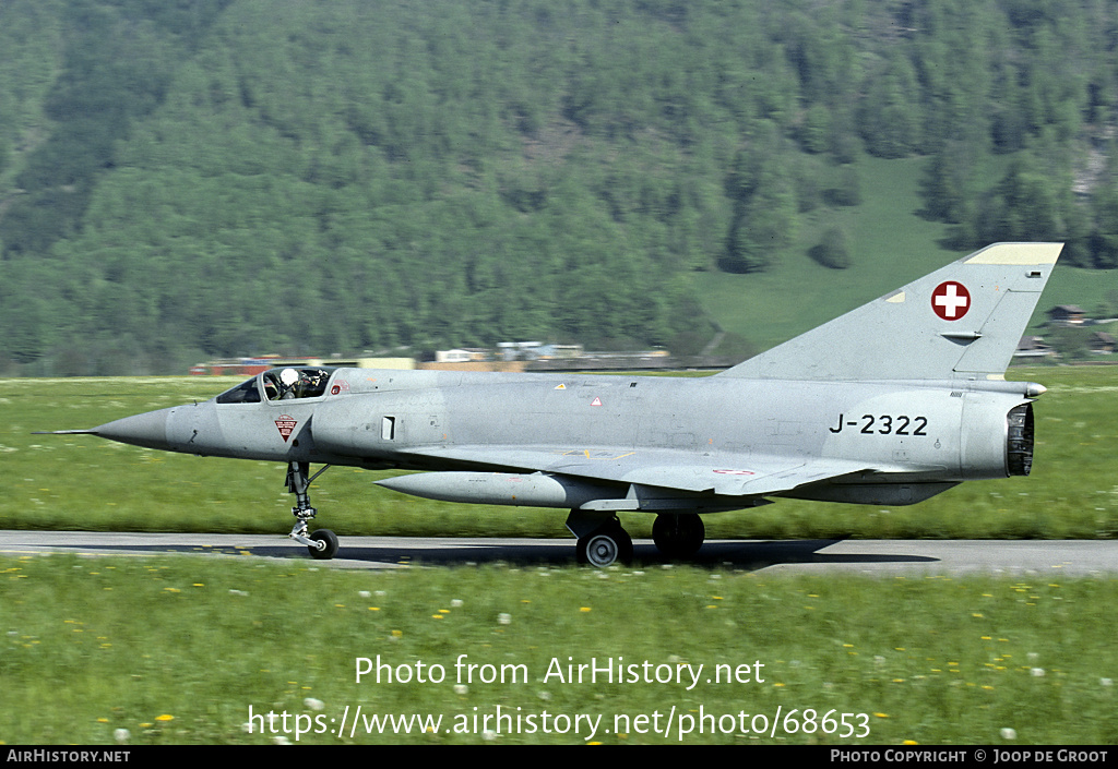 Aircraft Photo of J-2322 | Dassault Mirage IIIS | Switzerland - Air Force | AirHistory.net #68653