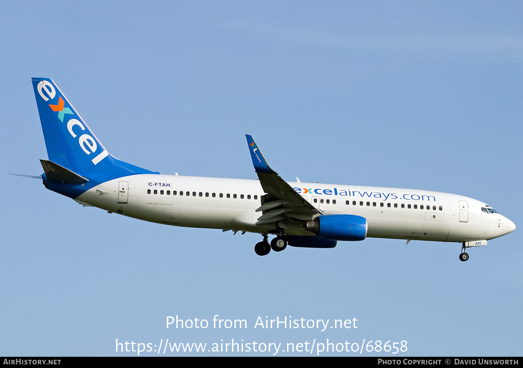 Aircraft Photo of C-FTAH | Boeing 737-8Q8 | Excel Airways | AirHistory.net #68658