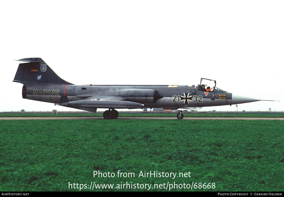 Aircraft Photo of 2132 | Lockheed RF-104G Starfighter | Germany - Navy | AirHistory.net #68668