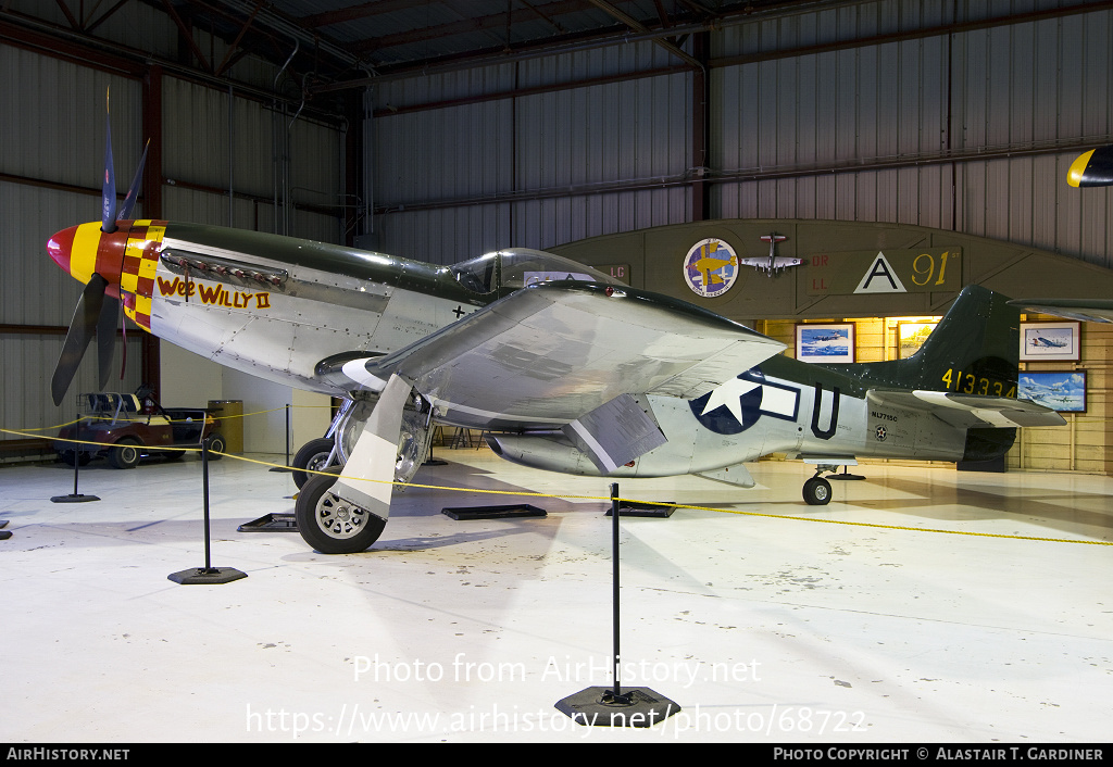 Aircraft Photo of N7715C / NL7715C / 413334 | North American P-51D Mustang | USA - Air Force | AirHistory.net #68722