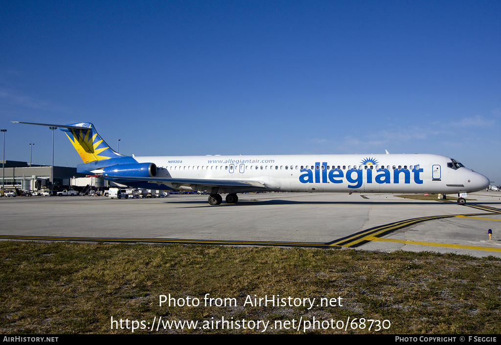 Aircraft Photo of N893GA | McDonnell Douglas MD-83 (DC-9-83) | Allegiant Air | AirHistory.net #68730