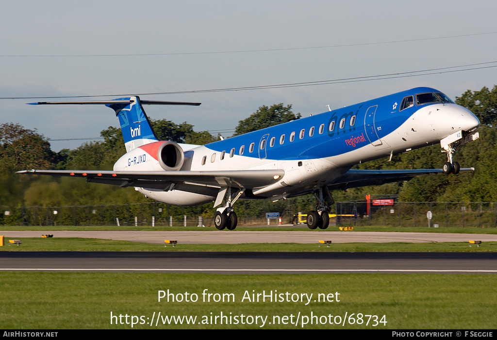 Aircraft Photo of G-RJXD | Embraer ERJ-145EP (EMB-145EP) | BMI Regional | AirHistory.net #68734