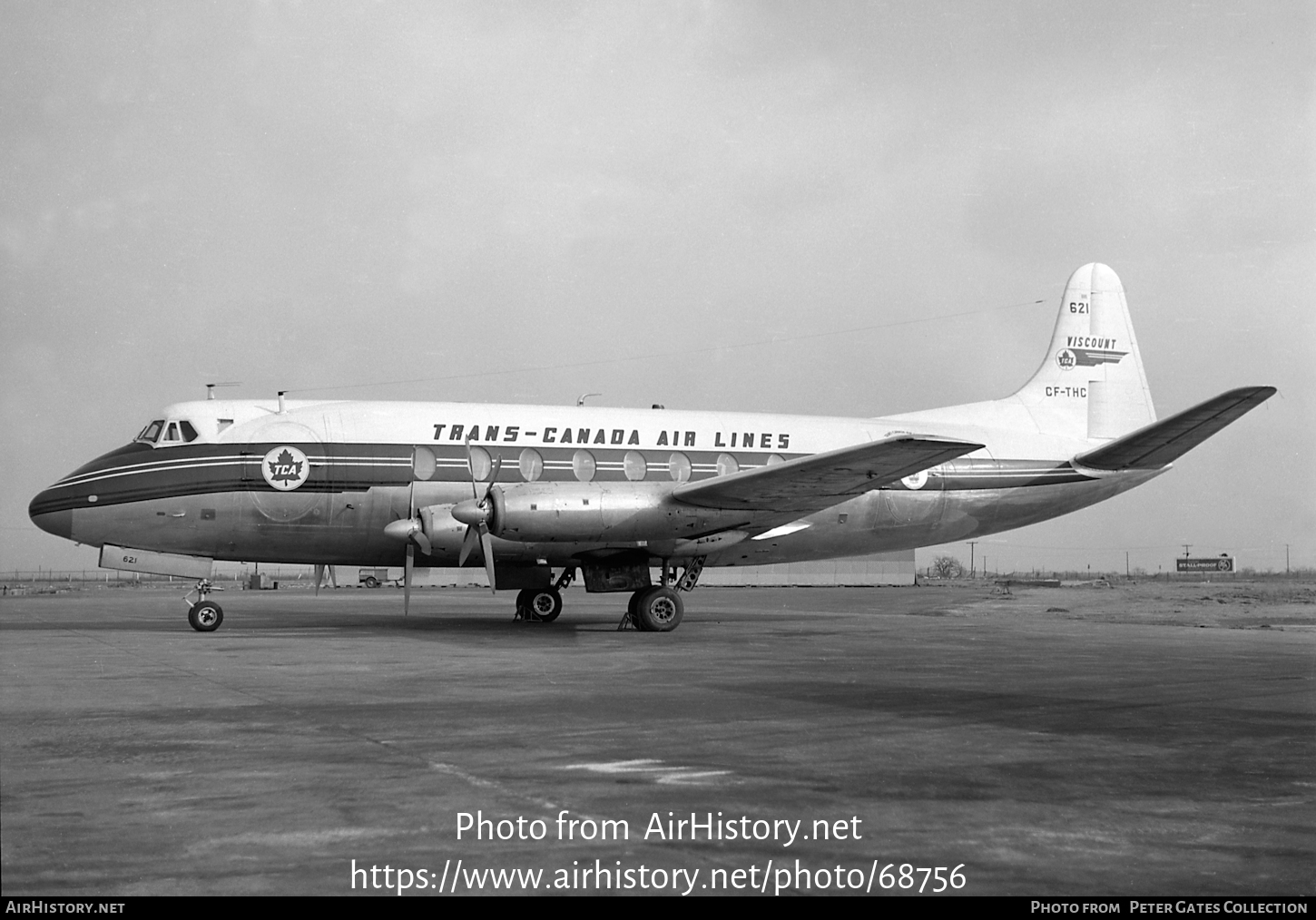 Aircraft Photo of CF-THC | Vickers 757 Viscount | Trans-Canada Air Lines - TCA | AirHistory.net #68756