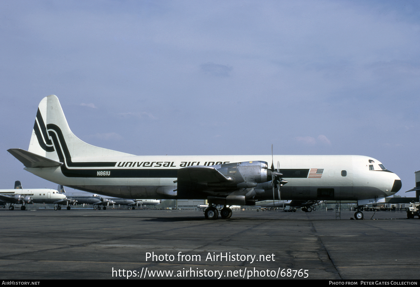 Aircraft Photo of N861U | Lockheed L-188C(F) Electra | Universal Airlines | AirHistory.net #68765