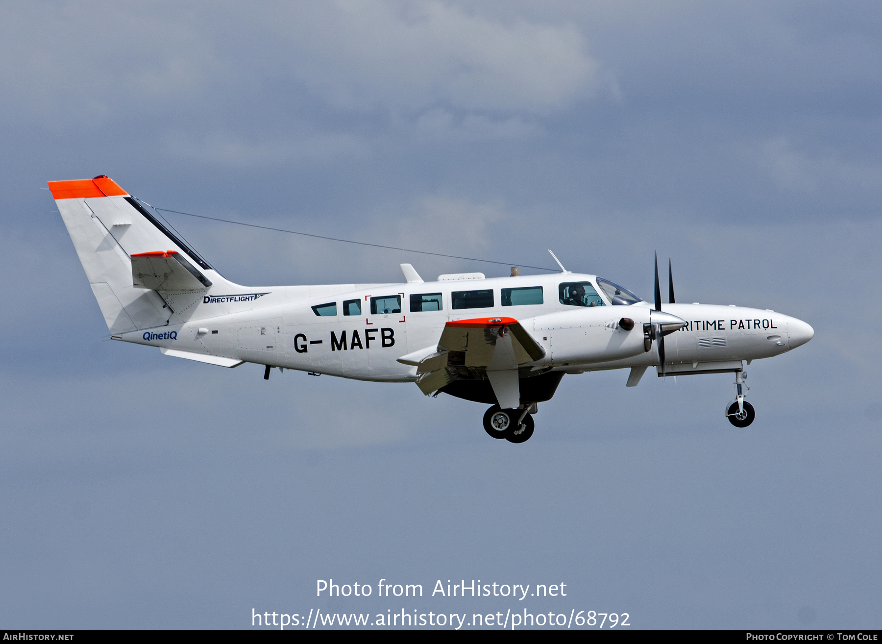 Aircraft Photo of G-MAFB | Reims F406 Caravan II | QinetiQ | AirHistory.net #68792