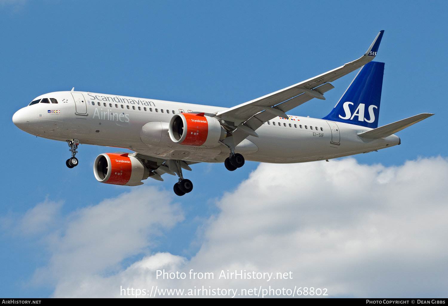 Aircraft Photo of EI-SIF | Airbus A320-251N | Scandinavian Airlines - SAS | AirHistory.net #68802