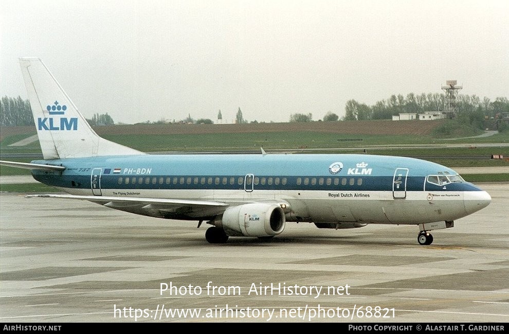 Aircraft Photo of PH-BDN | Boeing 737-306 | KLM - Royal Dutch Airlines | AirHistory.net #68821