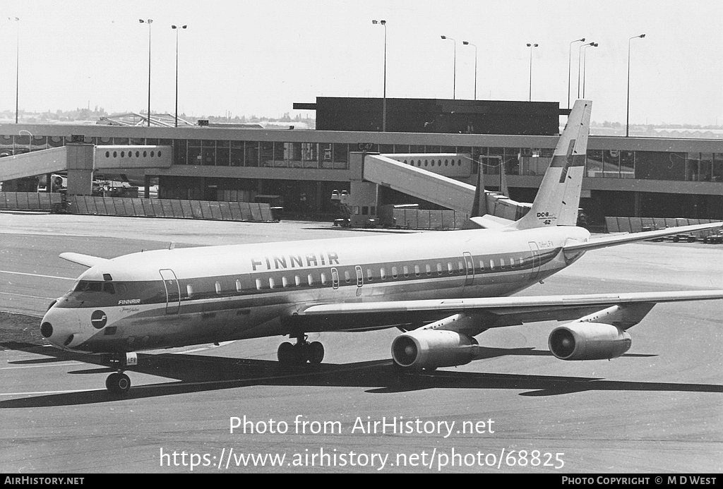 Aircraft Photo of OH-LFV | McDonnell Douglas DC-8-62CF | Finnair | AirHistory.net #68825