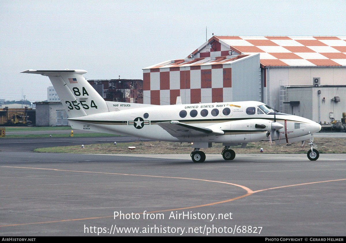 Aircraft Photo of 163554 / 3554 | Beech UC-12F Super King Air (B200C) | USA - Navy | AirHistory.net #68827