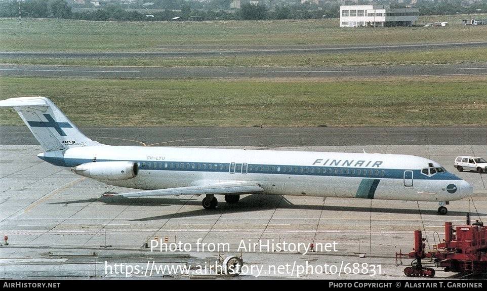 Aircraft Photo of OH-LYU | McDonnell Douglas DC-9-51 | Finnair | AirHistory.net #68831