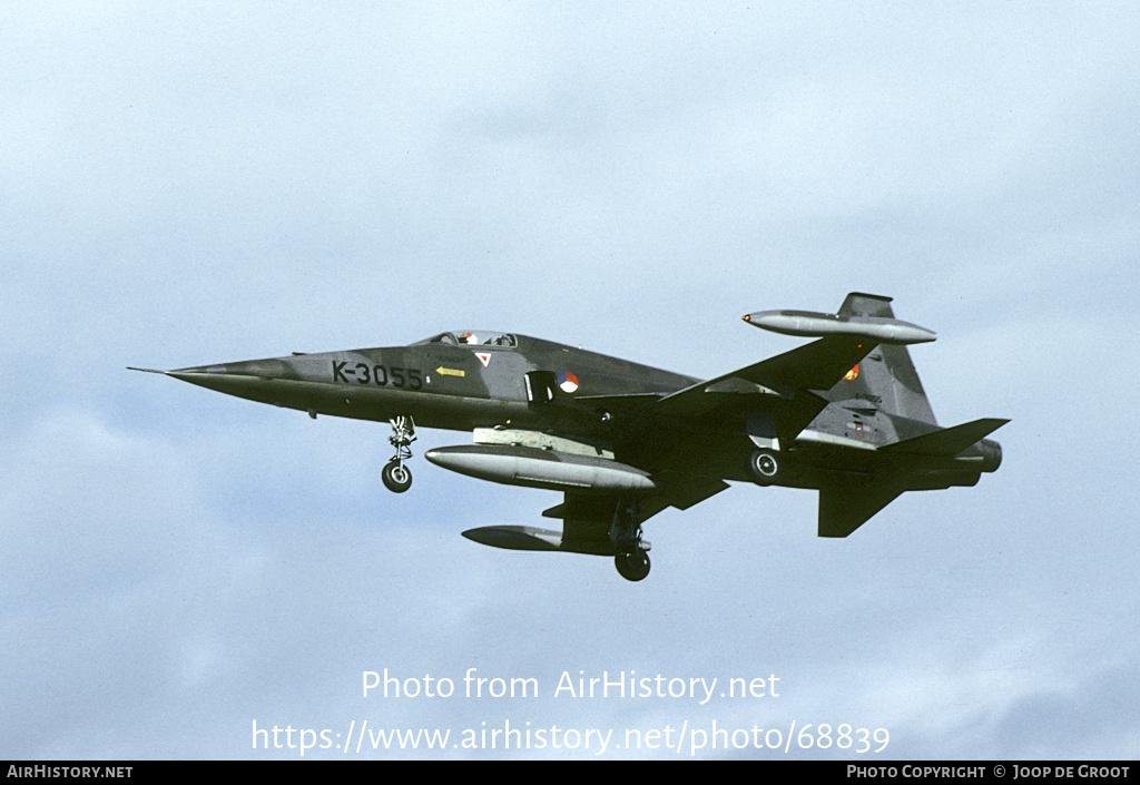 Aircraft Photo of K-3055 | Canadair NF-5A | Netherlands - Air Force | AirHistory.net #68839