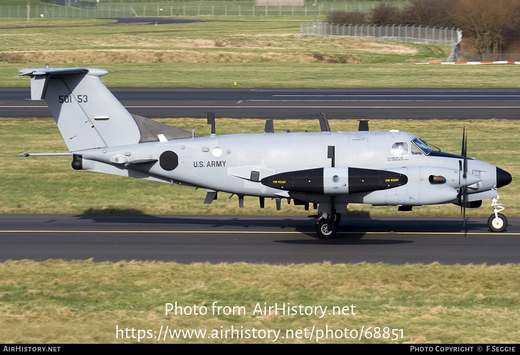 Aircraft Photo of 85-0153 / 50153 | Beech RC-12K Huron (A200CT) | USA - Army | AirHistory.net #68851