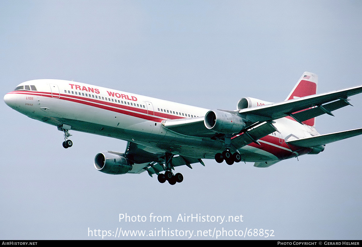 Aircraft Photo of N31032 | Lockheed L-1011-385-1-15 TriStar 100 | Trans World Airlines - TWA | AirHistory.net #68852