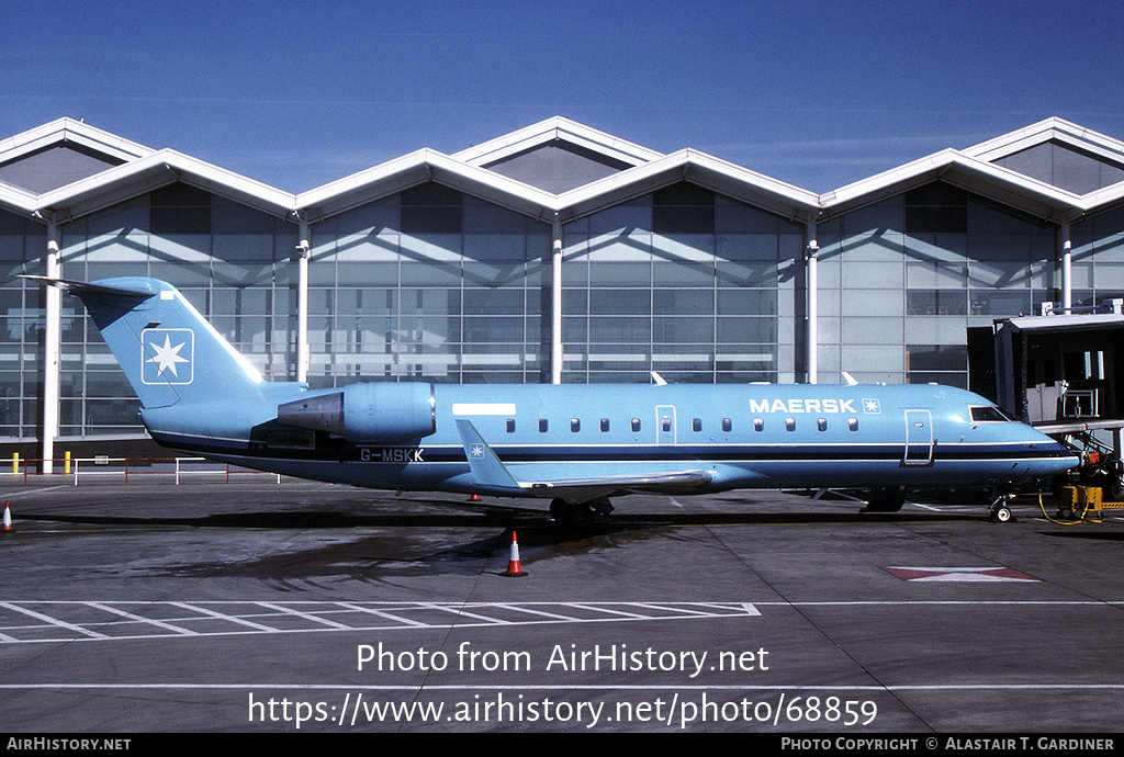 Aircraft Photo of G-MSKK | Bombardier CRJ-200LR (CL-600-2B19) | Maersk Air | AirHistory.net #68859