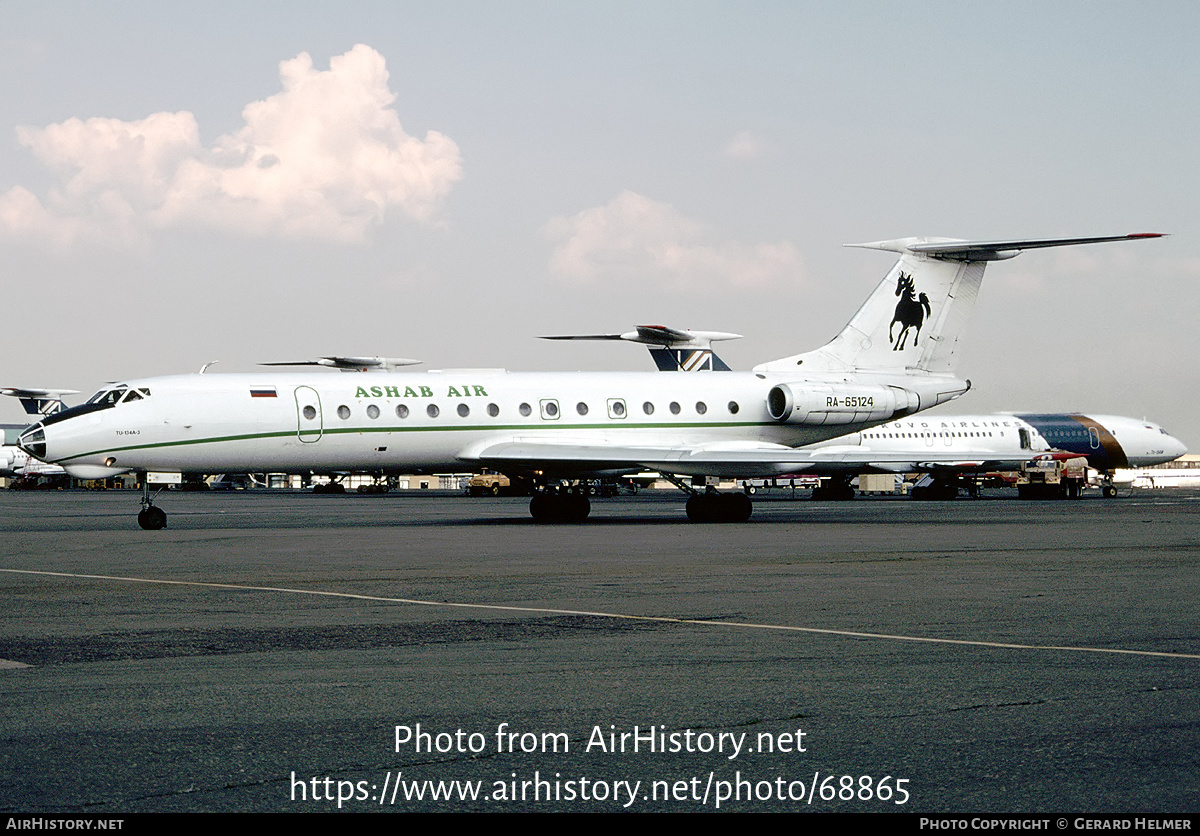 Aircraft Photo of RA-65124 | Tupolev Tu-134A-3 | Ashab Air | AirHistory.net #68865