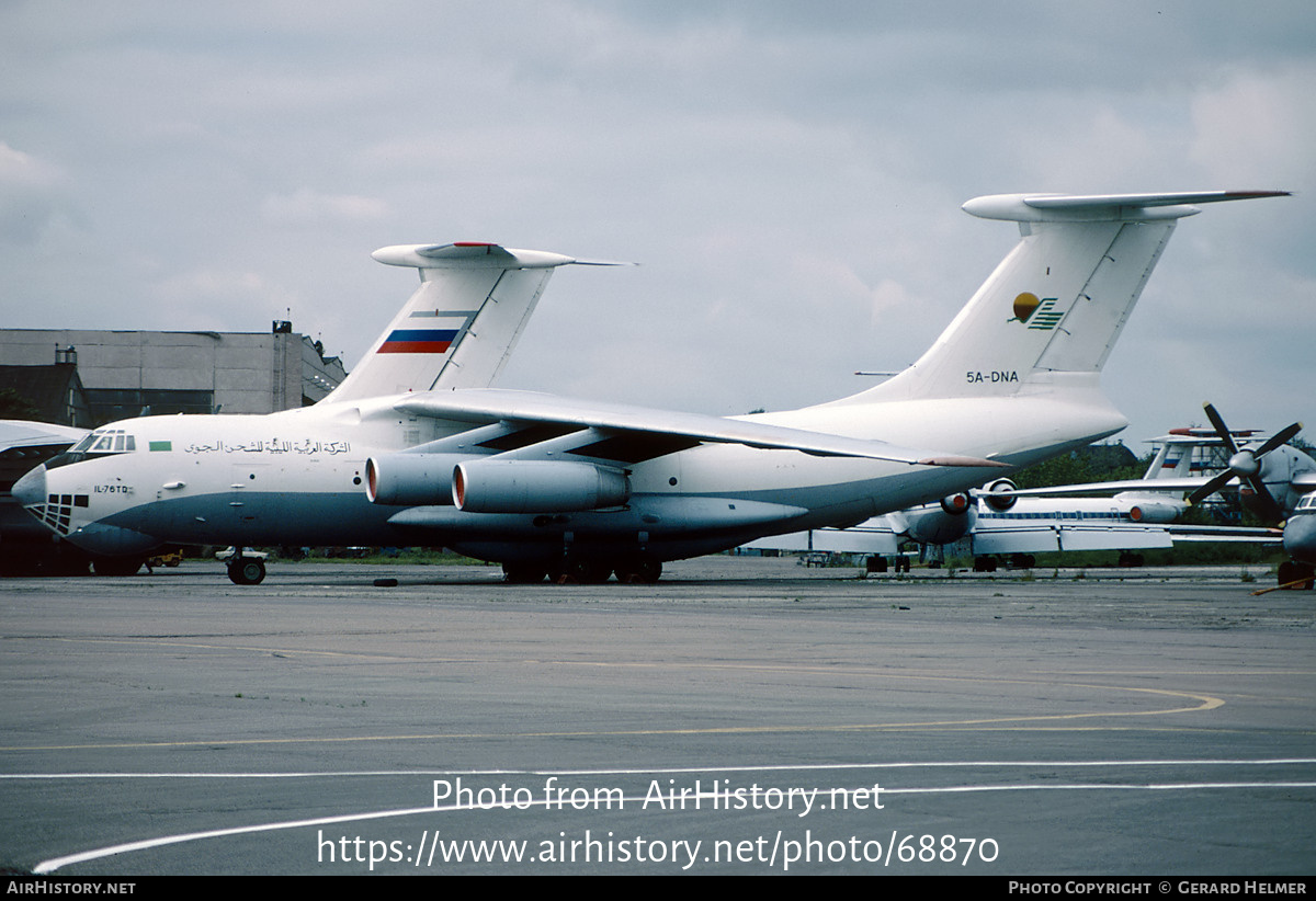 Aircraft Photo of 5A-DNA | Ilyushin Il-76TD | Libyan Arab Airlines | AirHistory.net #68870