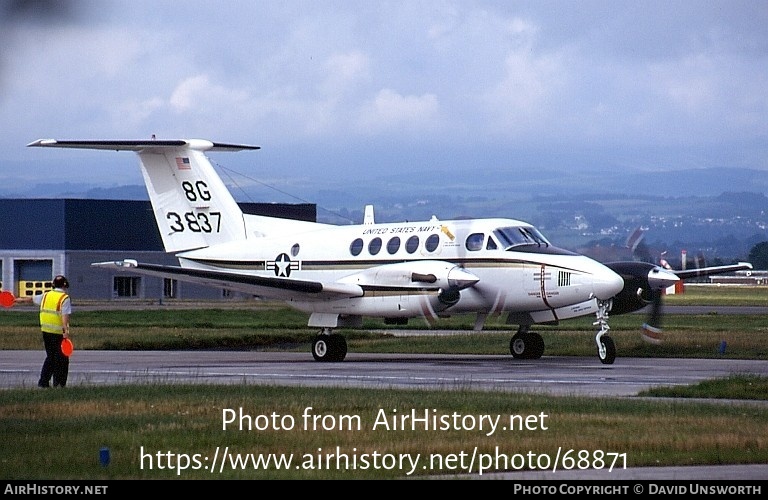 Aircraft Photo of 163837 / 3837 | Beech UC-12M Super King Air (A200C) | USA - Navy | AirHistory.net #68871