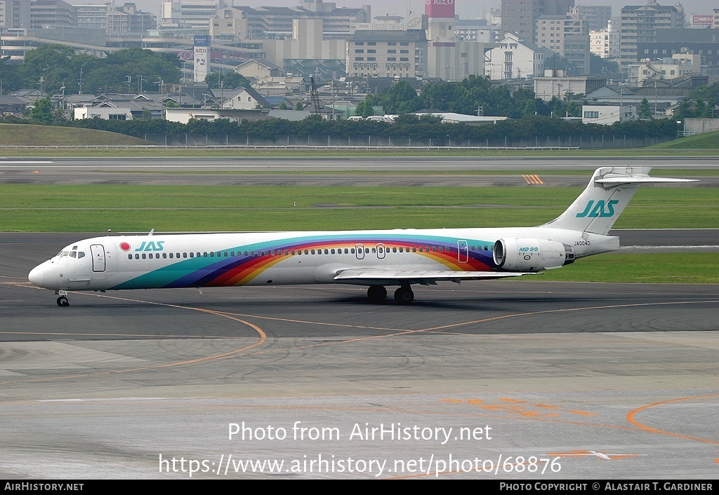 Aircraft Photo of JA004D | McDonnell Douglas MD-90-30 | Japan Air System - JAS | AirHistory.net #68876