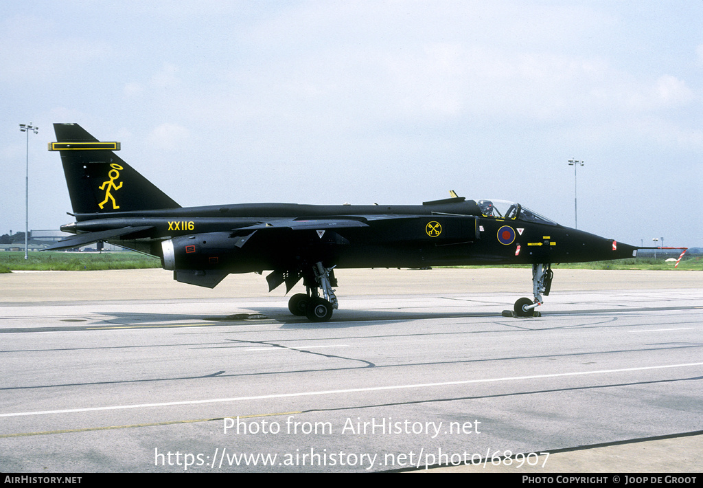 Aircraft Photo of XX116 | Sepecat Jaguar GR1A | UK - Air Force | AirHistory.net #68907