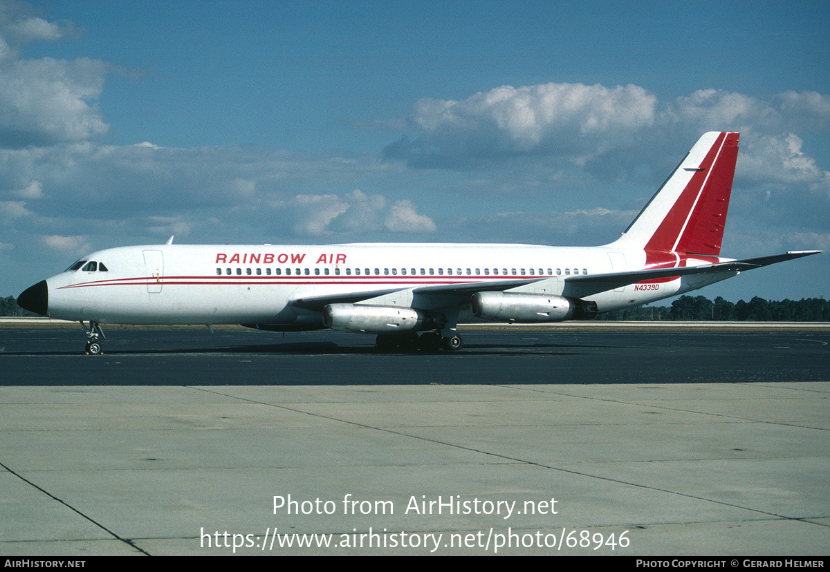 Aircraft Photo of N4339D | Convair 880M (22M-22) | Rainbow Air | AirHistory.net #68946