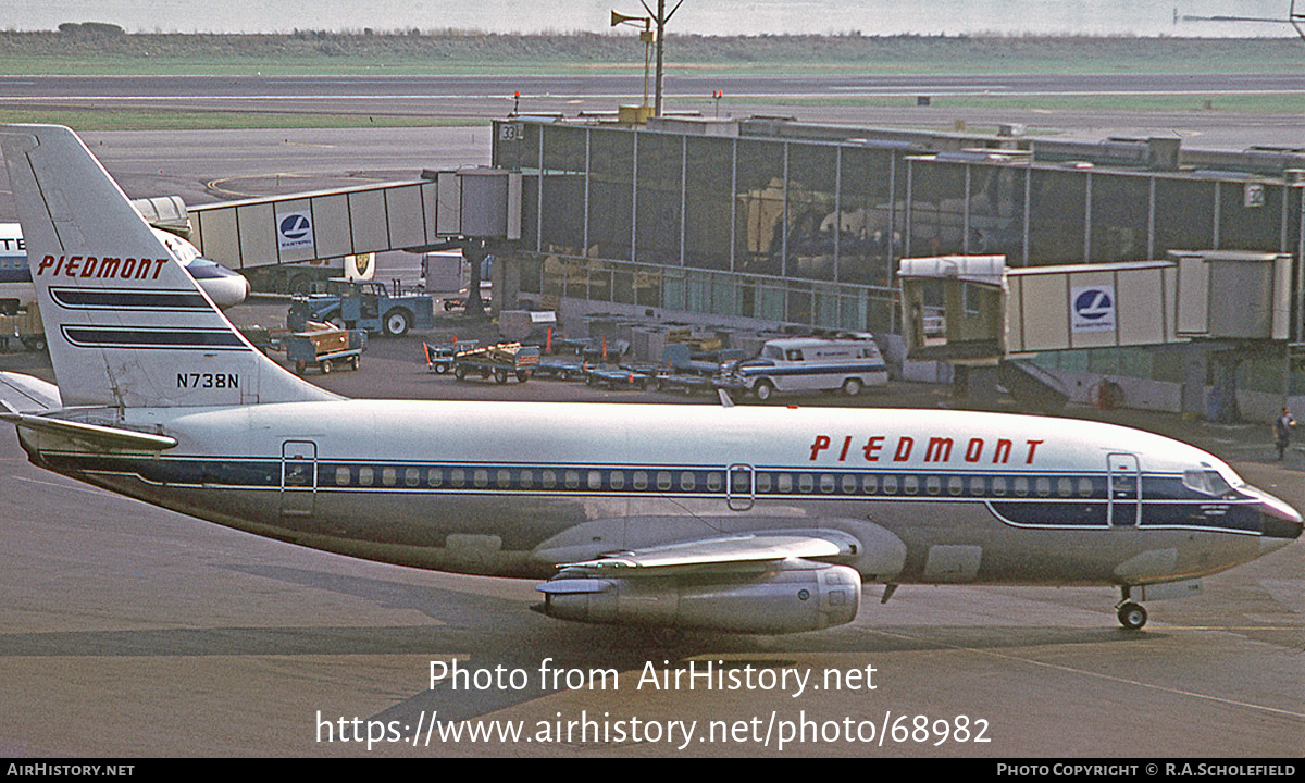 Aircraft Photo of N738N | Boeing 737-201 | Piedmont Airlines | AirHistory.net #68982