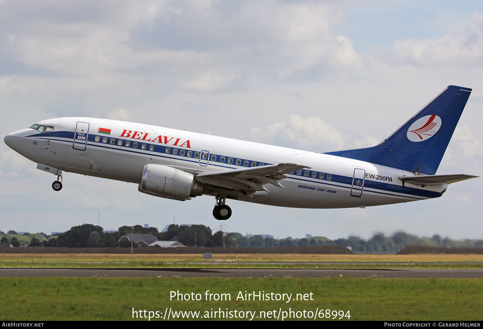 Aircraft Photo of EW-290PA | Boeing 737-5Q8 | Belavia | AirHistory.net #68994