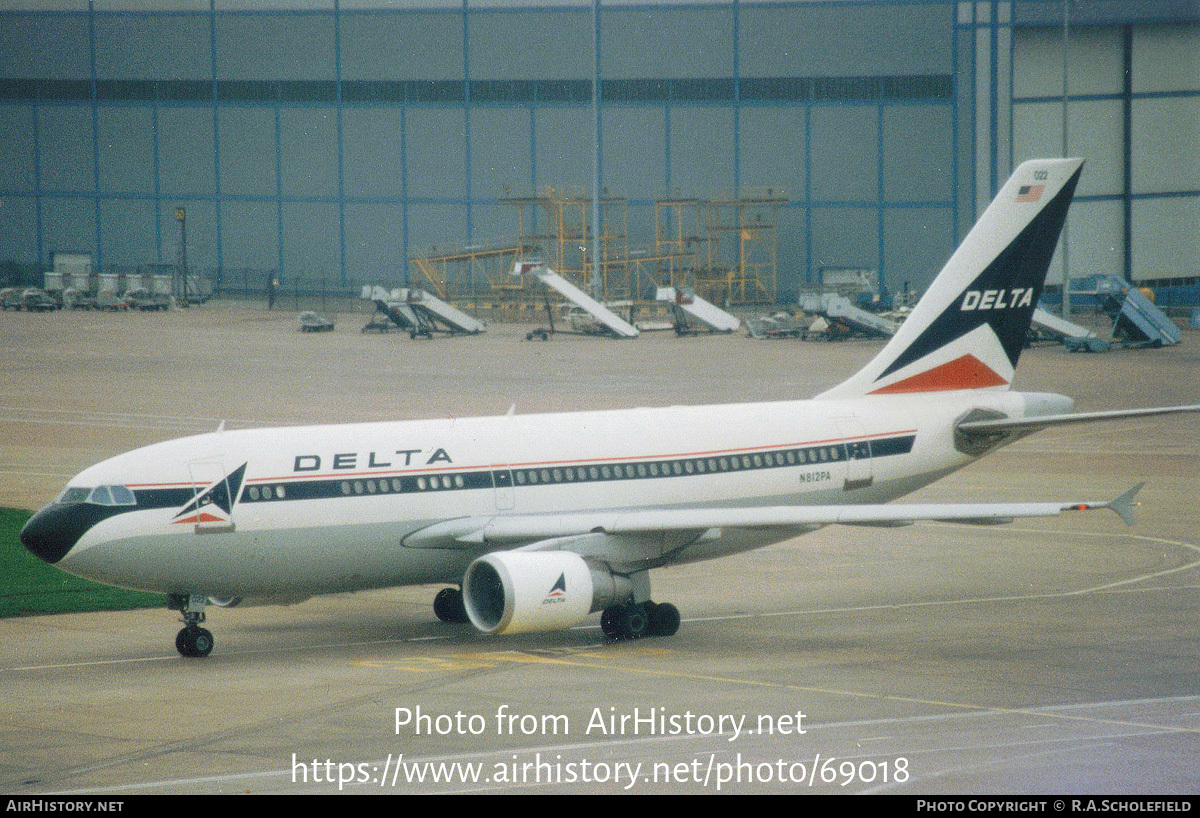 Aircraft Photo of N812PA | Airbus A310-324/ET | Delta Air Lines | AirHistory.net #69018